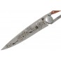 Deejo 37g Tattoo Pocket Knife Cherry Blossom -  Without Box
